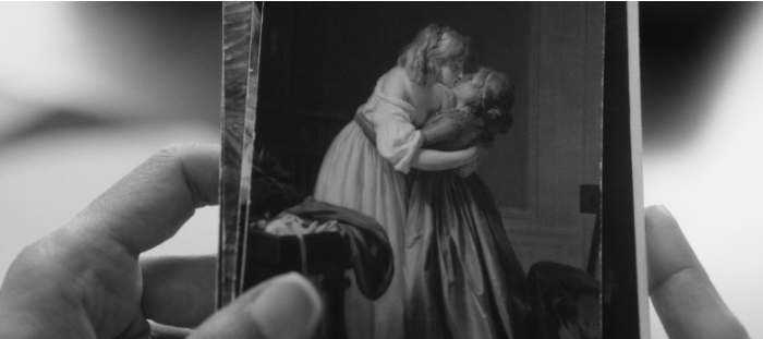 Two People Exchanging Saliva